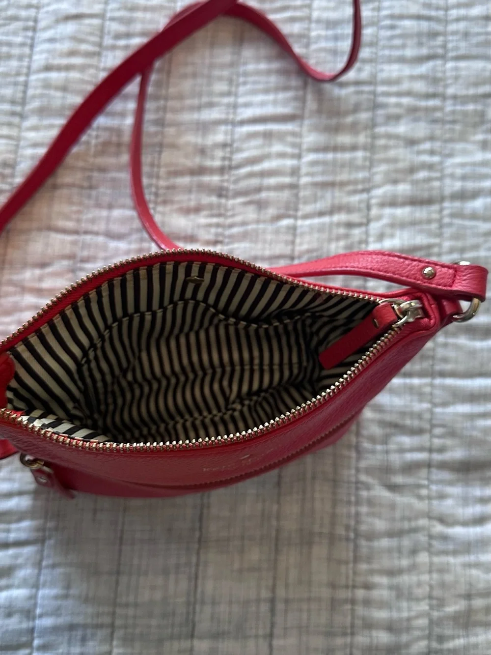 Kate Spade  Handbag crossbody Coral  Leather